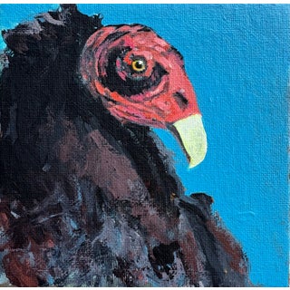 Small Vulture Painting by Joseph Christy For Sale