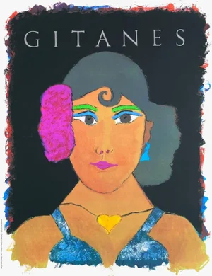 1991 Hayakawa Yoshio Gitanes Screen Print Poster