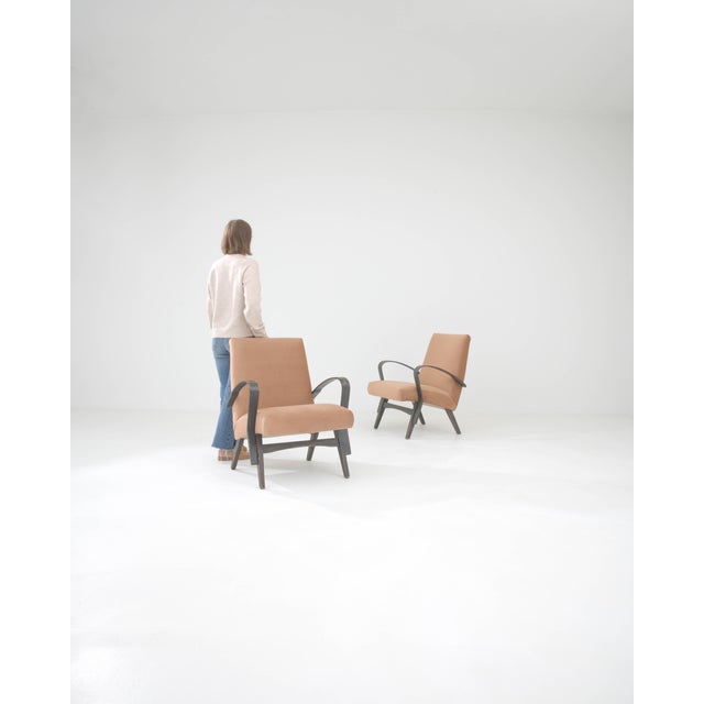 1960s Czech Upholstered Armchairs By Tatra - A Pair For Sale - Image 16 of 18