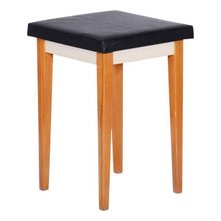 Mid-Century Stool in Beech, Czech, 1950s For Sale