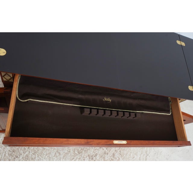 Stickley Stickley Regency Style Cherry Slide Open Top Server For Sale - Image 4 of 18