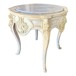 19th Century Louis XV Rococo Style Round Table For Sale