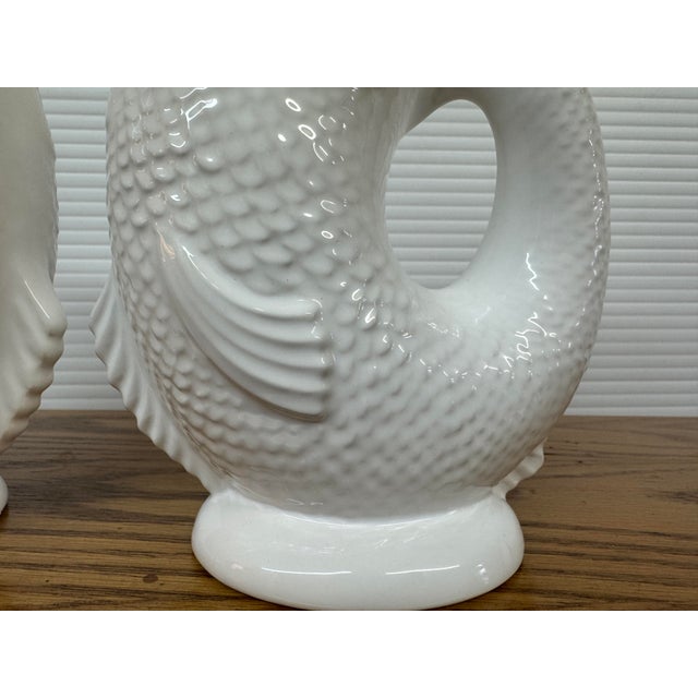 Gluggle Fish-Shaped Jugs, Pair For Sale - Image 10 of 12