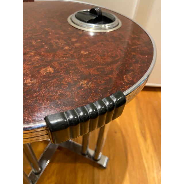Art Deco Smoking Stand With Removable Ashtray For Sale - Image 11 of 12