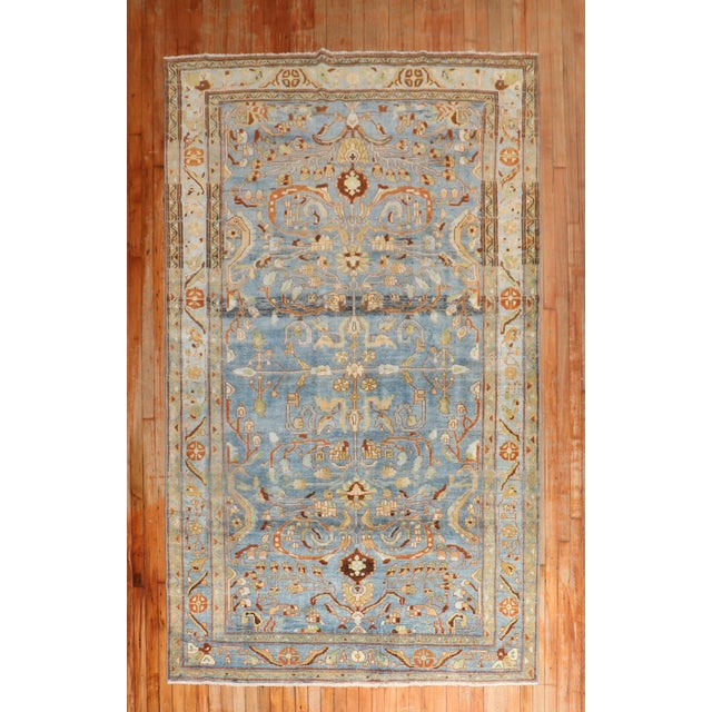an early 20th Century Persian Blue Malayer Rug Details rug no. j3047 size 5' 8" x 8' 9" (173 x 267 cm)