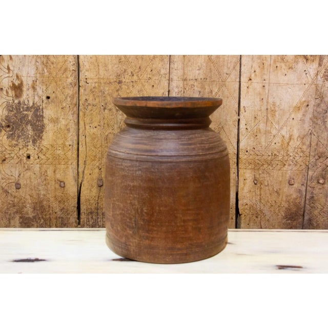 Brown 19th Century Rei Nepalese Tribal Ghee Pot For Sale - Image 8 of 8