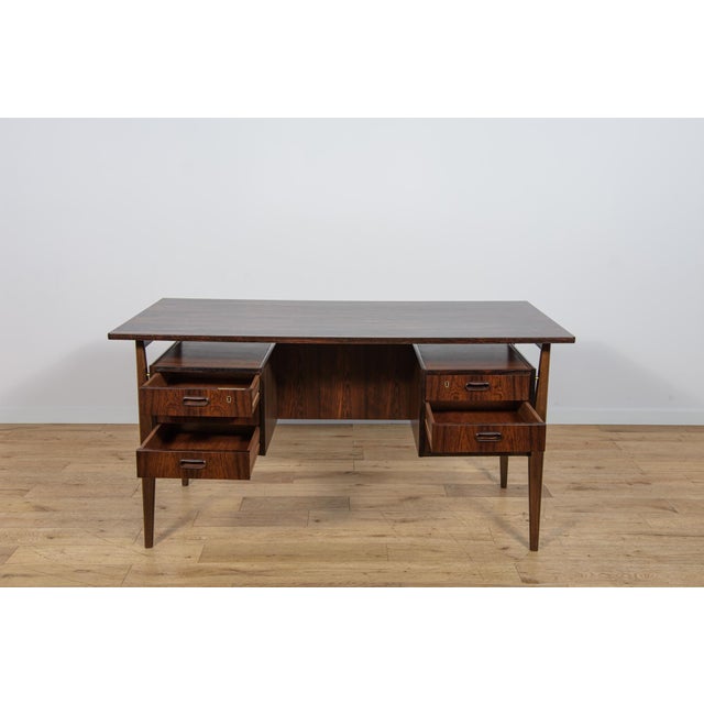 Mid-Century Rosewood Desk by Gunnar Nielsen Tibergaard for Tibergaard, Denmark, 1960s For Sale - Image 11 of 18