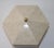 Maitland Smith Post Modern White Tessellated Hexagonal Stone Box 1980's For Sale - Image 12 of 12