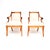 A stunning pair of antique Swedish satin birch Biedermeier armchairs. They were recently imported from Sweden, and they...