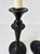 Coffee Small Dark Patinated Brass or Bronze Giacometti Style Table Lamps - Pair For Sale - Image 8 of 14