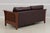 Stickley Mission Oak Burgundy Leather Sofa For Sale In Philadelphia - Image 6 of 18