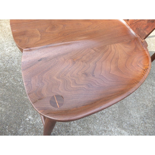 2020s Organic Walnut Counter Stools. Man Cave Boasts. Set of 6 / Will Separate - Sell as 3 For Sale - Image 5 of 10