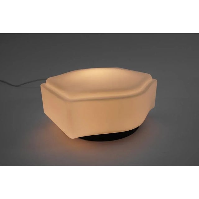 White Flush Mounts or Wall Lights in Opaline Glass, Germany, 1960s, Set of 4 For Sale - Image 8 of 10