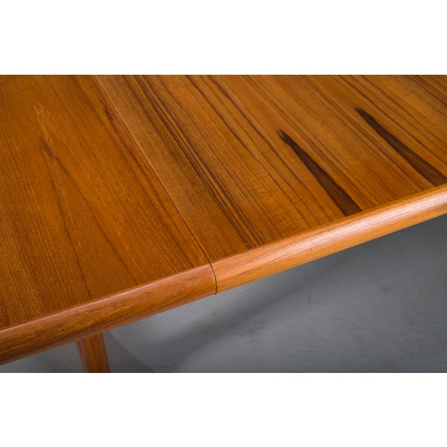 Danish Modern Extendable Teak Dining Table from Glostrup, 1960s For Sale - Image 14 of 17