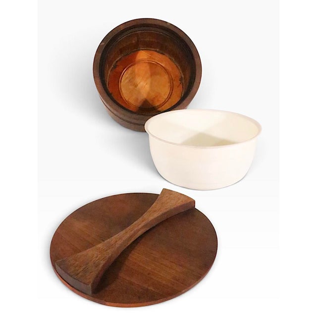 Mid 20th Century Danish Modern Teak Ice Bucket For Sale - Image 10 of 10