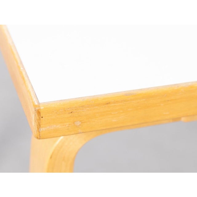 81C Table and Stools by Alvar Aalto for Artek, 2010, Set of 4 For Sale - Image 10 of 15