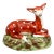 Antique Staffordshire Recumbent Deer Figurine — 1820s Mold, Possibly Earlier Example — English Country / Cottagecore For Sale