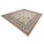 Early 21st Century Afghan Sultanabad Wool 13x16 Ivory, Red & Light Blue Handmade Area Rug #1143763 For Sale - Image 5 of 11