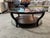 Early 21st Century Ethan Allen Round Glass Top Coffee Table For Sale - Image 5 of 6