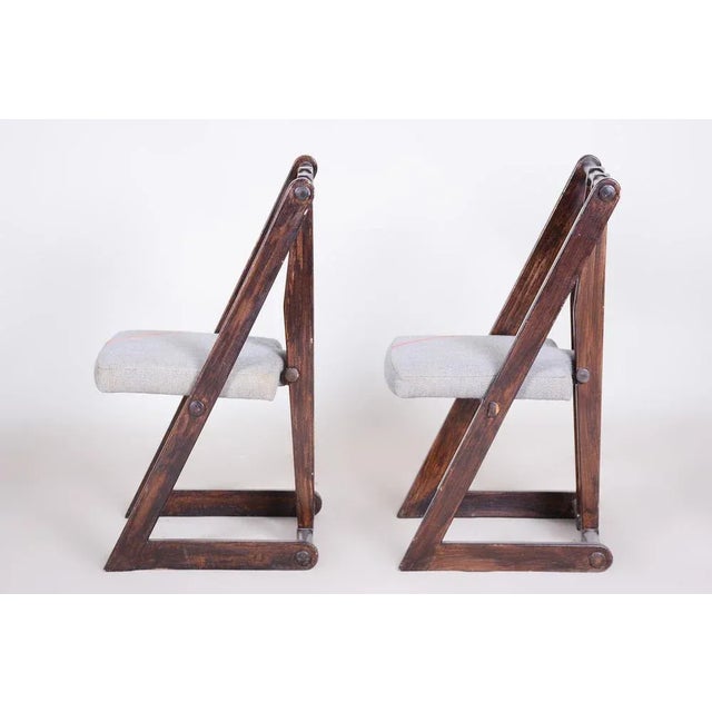 Avant Garde Armchairs, Czechia, 1940s, Set of 2 For Sale - Image 10 of 16