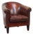 Cognac Sheepskin Club Chair For Sale
