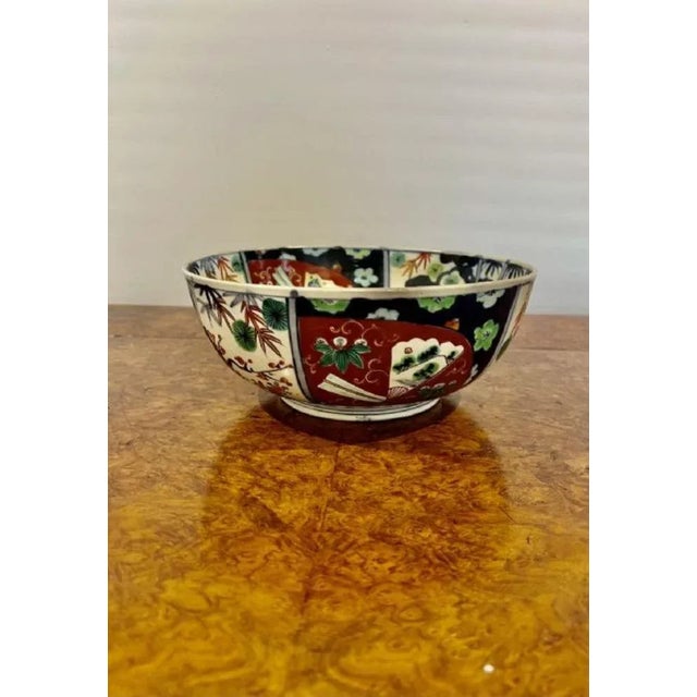 1900 - 1909 Japanese Imari Bowl, 1900s For Sale - Image 5 of 8