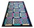 Postmodern Italian Square Geometric Wool Rug by Ottavio Missoni, 1990s For Sale