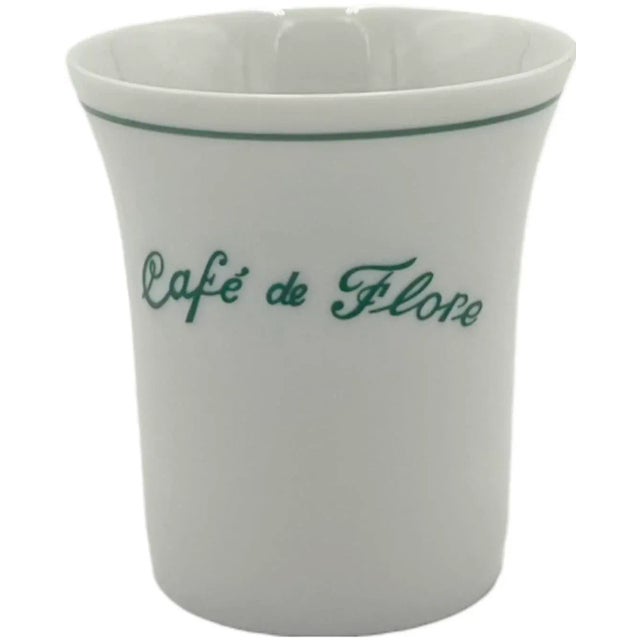 1990s Cafe De Flore Paris France Restaurant Small Porcelain Milk Cup For Sale - Image 12 of 12