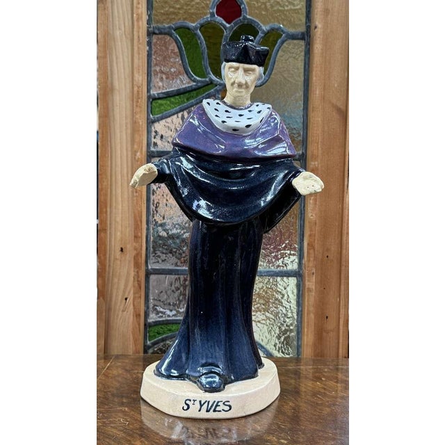 Jos Kervella, Saint Yves in Quimper, 1930s, Earthenware For Sale - Image 16 of 16