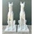 Vintage Solid Cast Cement Great Dane Statues - A Pair For Sale - Image 11 of 13