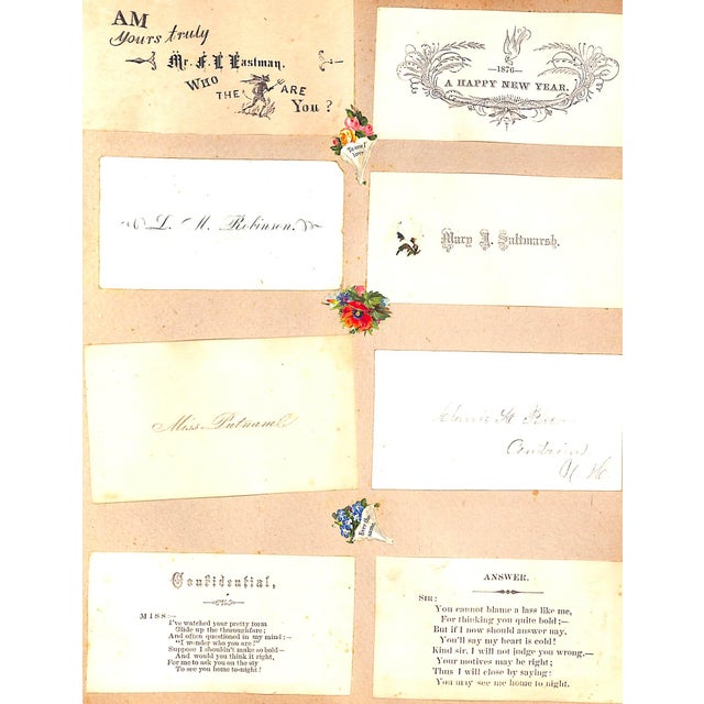 Mid 20th Century Victorian Calling Card Album For Sale - Image 13 of 13