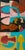 Teal, rust, mustard and blush shapes interlock across a dark ground, with arrow forms pointing in different directions and...