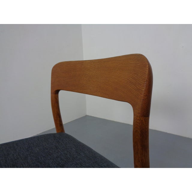 Model 75 Chair in Oak by Niels Otto Møller for J.L. Møllers, 1960s For Sale - Image 11 of 18