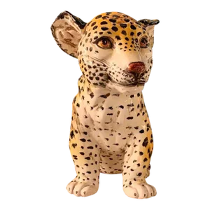 Ronzan Style Baby Jaguar Ceramic, 1970s, Italy