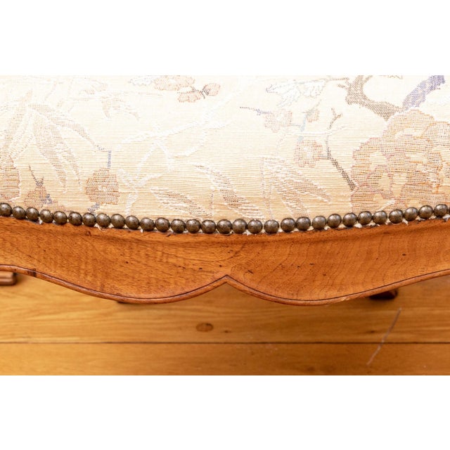 18th Century 18th Century Walnut Queen Anne Style Upholstered Side Chairs—A Pair For Sale - Image 5 of 12