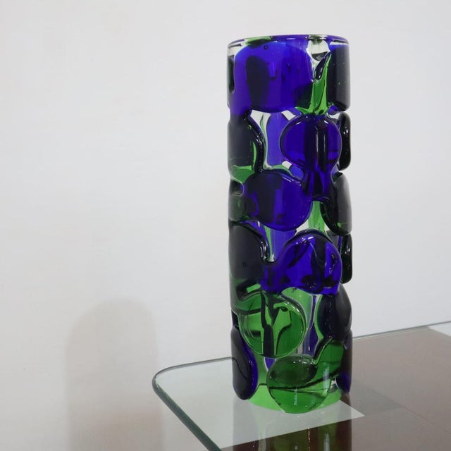 Artistic Glass Vase by Jaroslav Svoboda, 1980 For Sale - Image 4 of 6