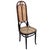 19th Century Vienna Secession Bent Oak & Cane High Back Side Chair No. 16 Attributed to Thonet, Pair For Sale In Los Angeles - Image 6 of 10