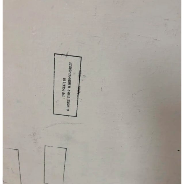 Mid Century Gouache Painting Attributed to James Gordaneer - A Shoe For Sale - Image 9 of 10