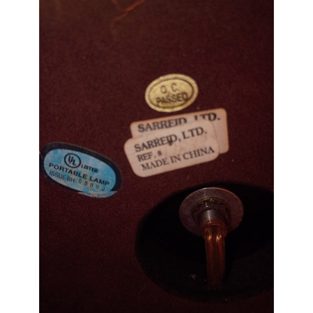 1960s Sarreid Excellent Chinoise28 "Faux Bamboo Monkey Table Lamp For Sale - Image 13 of 13