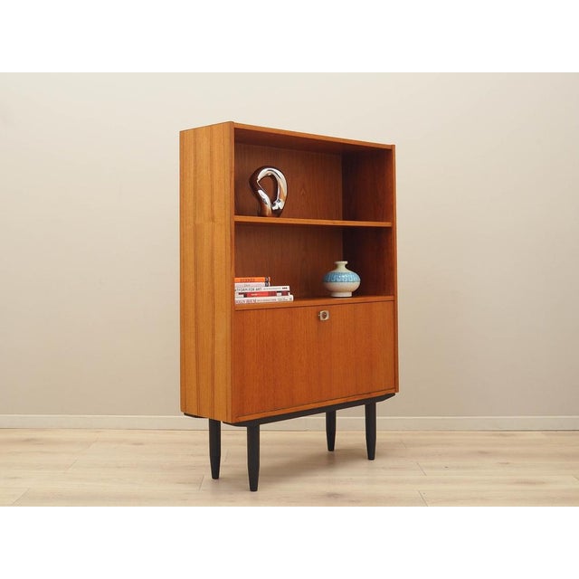 Vintage Danish Teak Bookcase, 1960s For Sale - Image 4 of 10