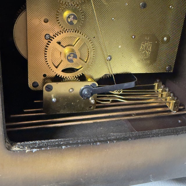 Tempus Fugit Mechanical Table Clock with Lion Feet from Walt For Sale - Image 10 of 17