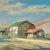 Traditional 'Bay Shanties, San Francisco' by Gordon Cope, Marin, California Landscape, Wpa Artist, 1950 For Sale - Image 3 of 10