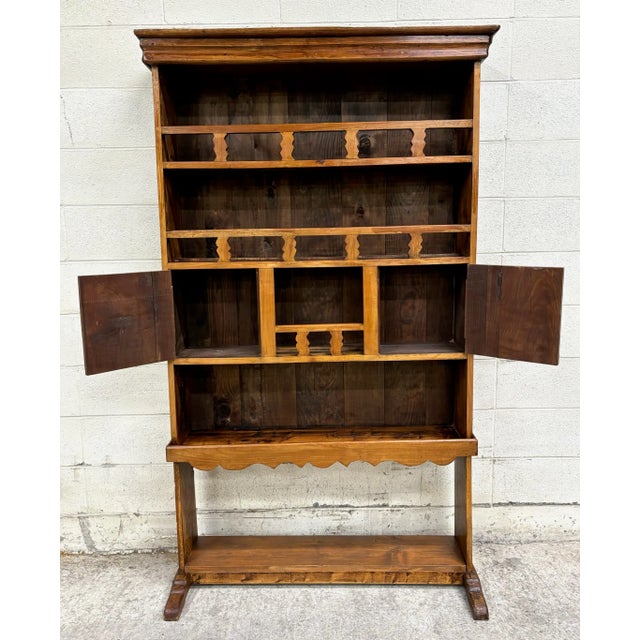 French Provincial Vintage Country French Provincial Style Apothecary Shelf or Hutch For Sale - Image 3 of 5