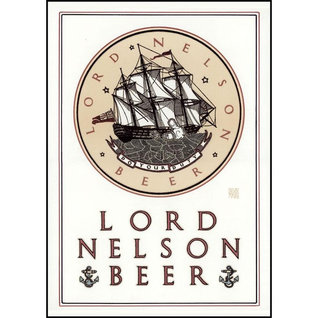 (#97) LORD NELSON BEER: Edition of 1919 of which 300 copies are signed 1-300, 26 copies are signed A-Z as artist's proofs,...