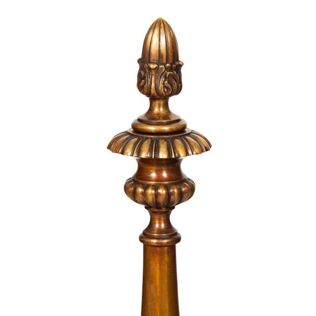 Renaissance Style Bronze Andirons - A Pair For Sale - Image 11 of 13