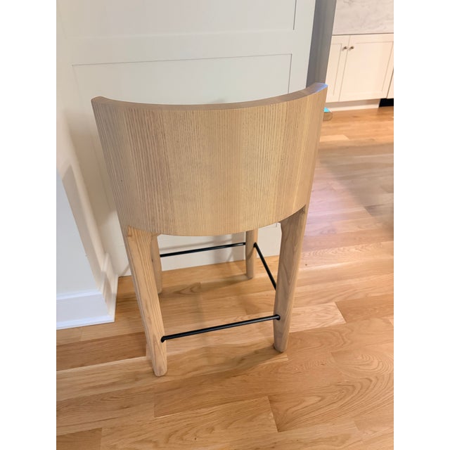Set of 3 Maiden Home Delancey Stools For Sale In Baltimore - Image 6 of 9