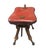 1980s Mid-Century Hand-Carved Egyptian Camel Saddle Stool For Sale - Image 4 of 9