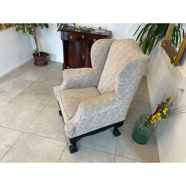 Historicism Wing Armchair For Sale - Image 3 of 18