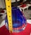 1990s Baccarat Crystal Neptune Cobalt Blue Vase 7.5in by Thomas Bastide New For Sale - Image 5 of 11