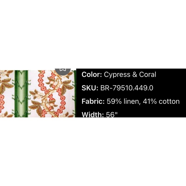 From Brunschwig and Fils comes this contemporary design, featuring floral stripes throughout. "Josselin" in Cypress and...